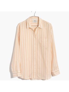 BNC Madewell Oversized Ex-Boyfriend Glenn Stripe Shirt